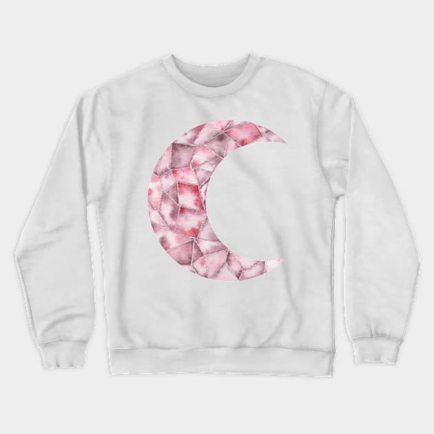 Crystal moon Crewneck Sweatshirt by GinaaArts